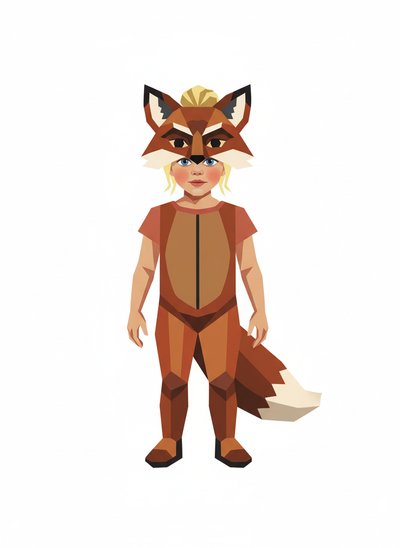 Ashley's Foxy Adventures 🦊 - Cubist Painting