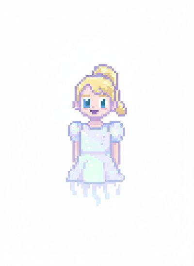 Ashley the Little Ghost 👻 - Pixel Art