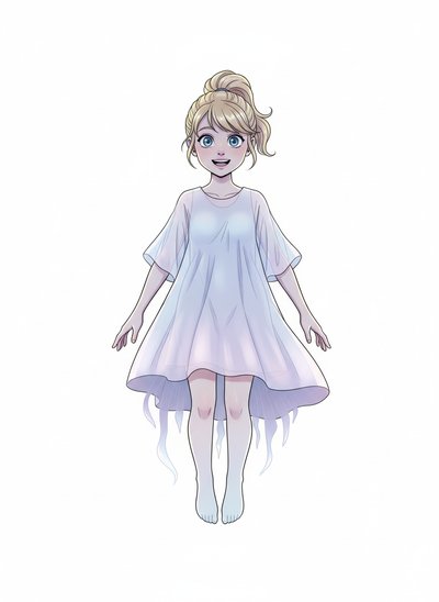 Ashley the Little Ghost 👻 - Webtoon Anime
