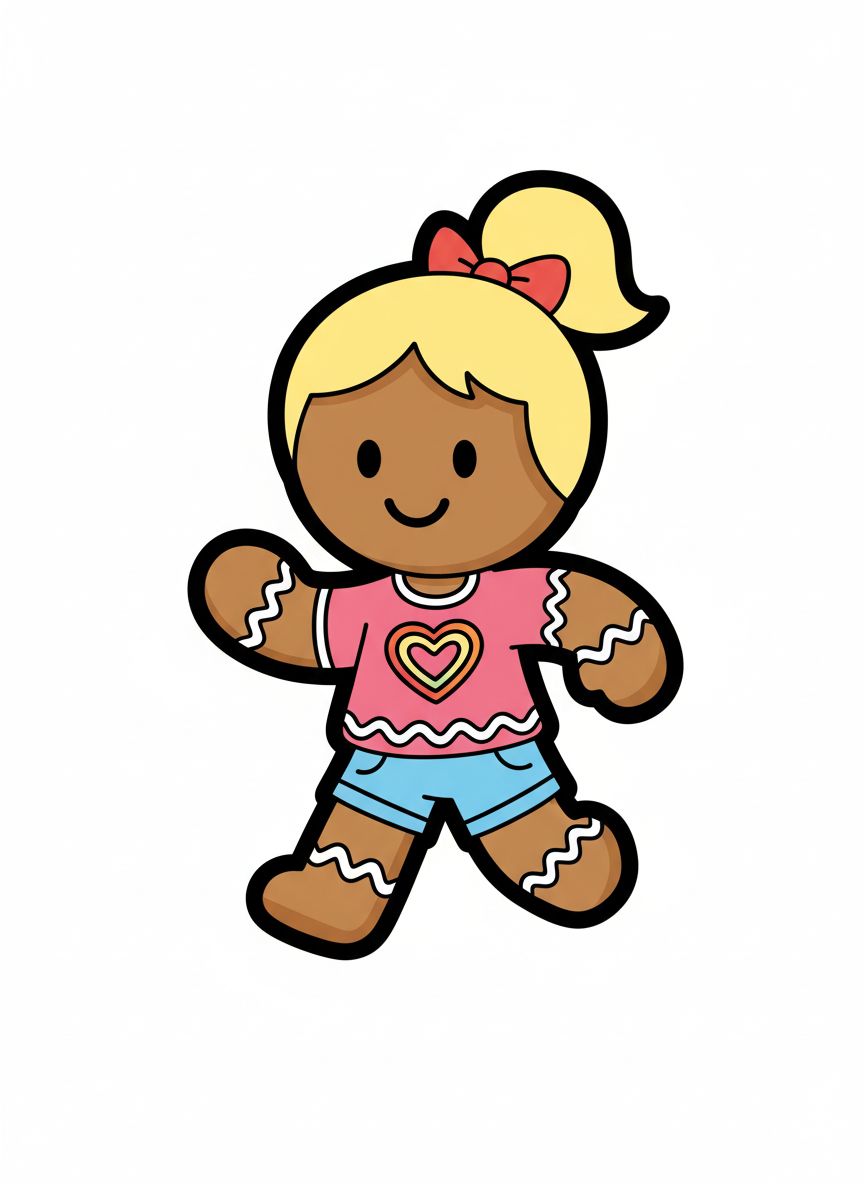Gingerbread Ashley - Preschool Simple