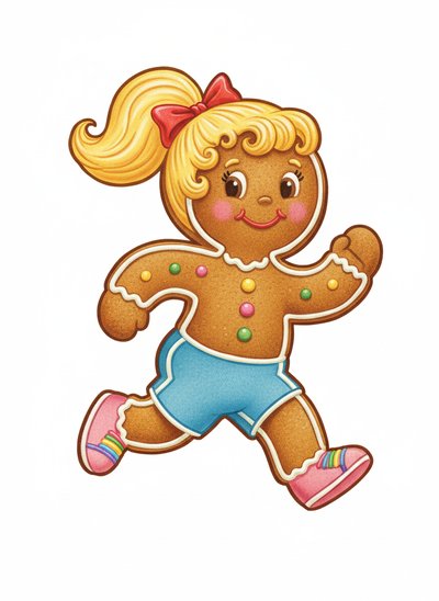 Ashley's Gingerbread Adventures 🍪 - Vintage Storybook