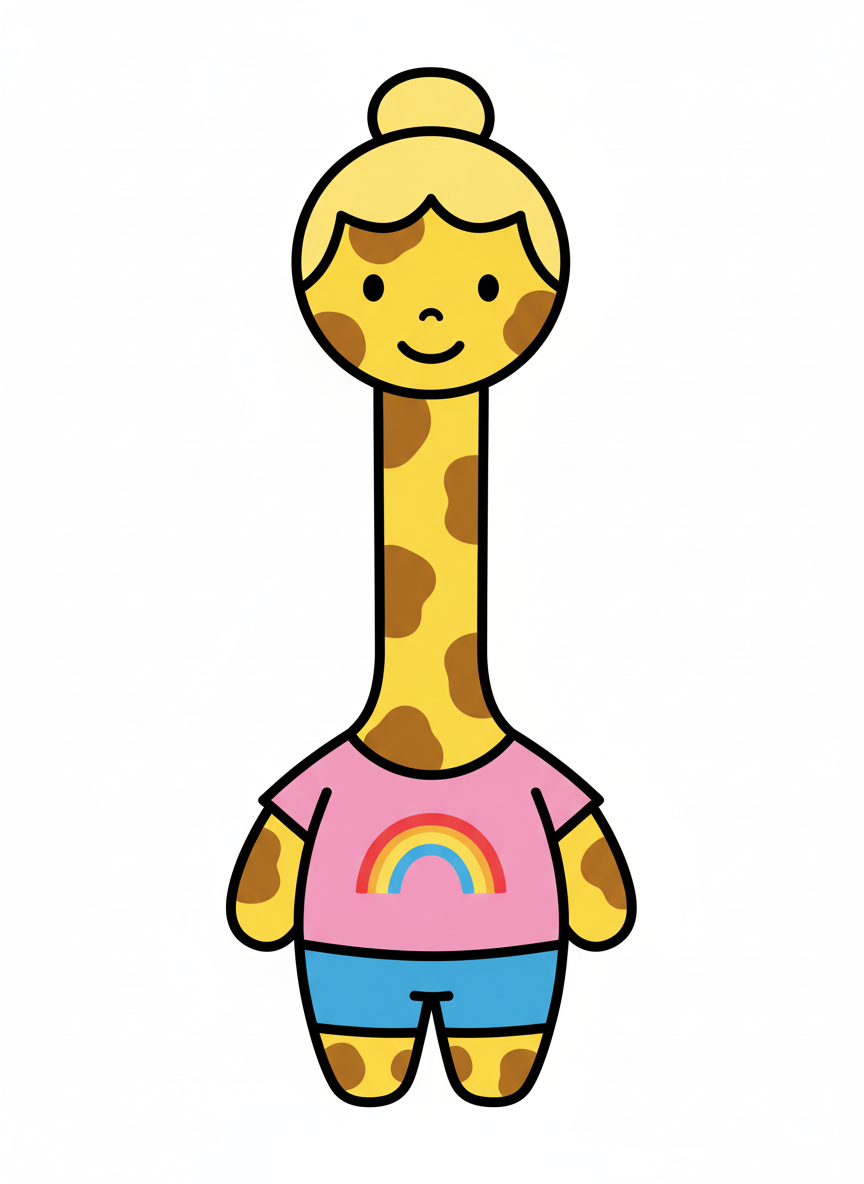 Giraffley Ash - Preschool Simple