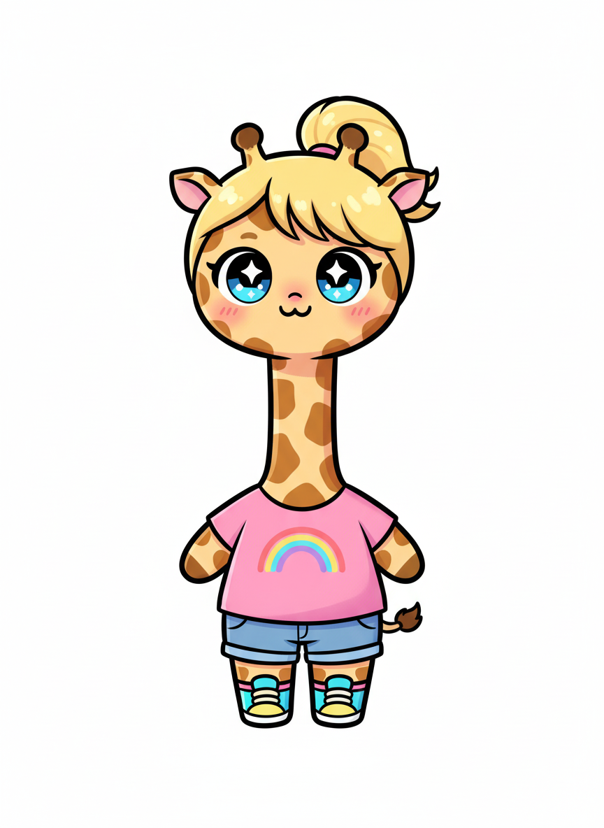 Giraffley Ash - Kawaii Cute