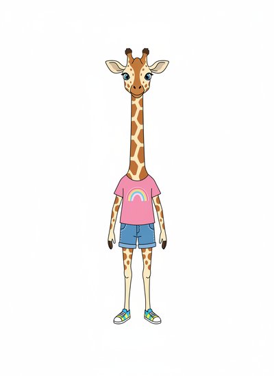 Ashley's Giraffe Adventure 🦒 - Minimalist
