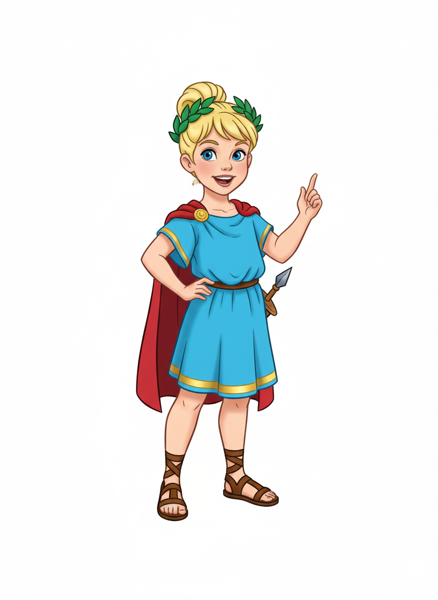 Ashley the Bold Olympian - Golden Age Animation