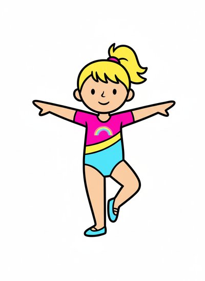 Ashley's Gymnast Giggles 🤸‍♀️ - Preschool Simple