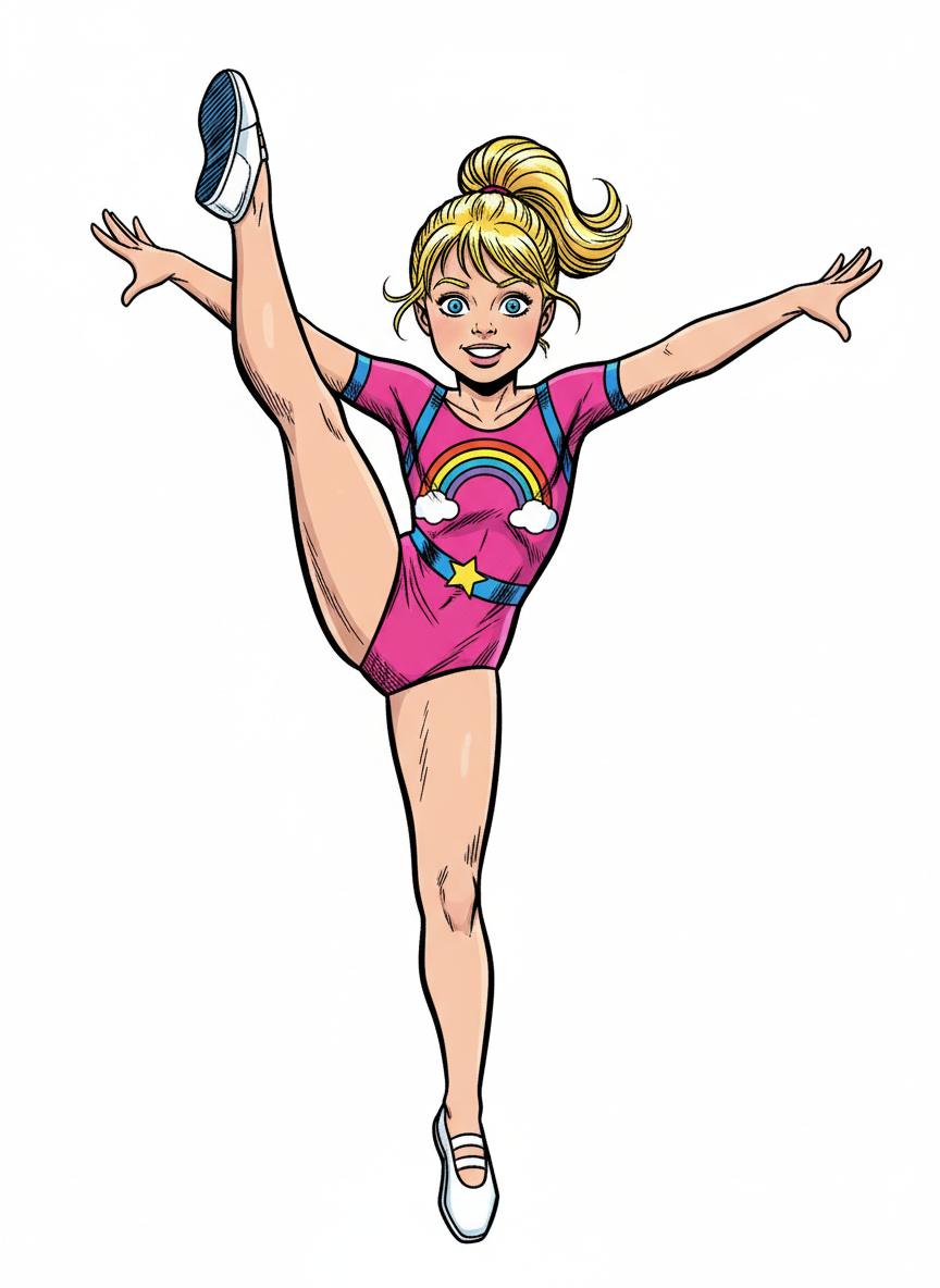 Ashley the Acrobatic - Comic Book