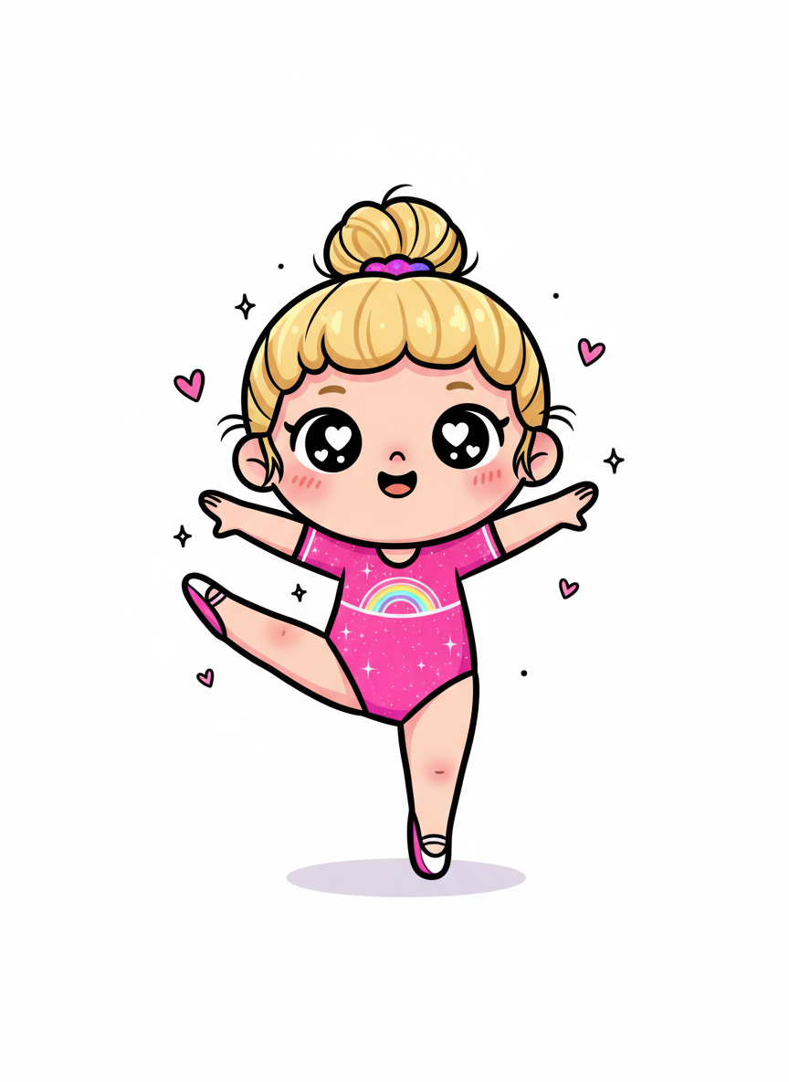 Ashley the Acrobatic - Kawaii Cute