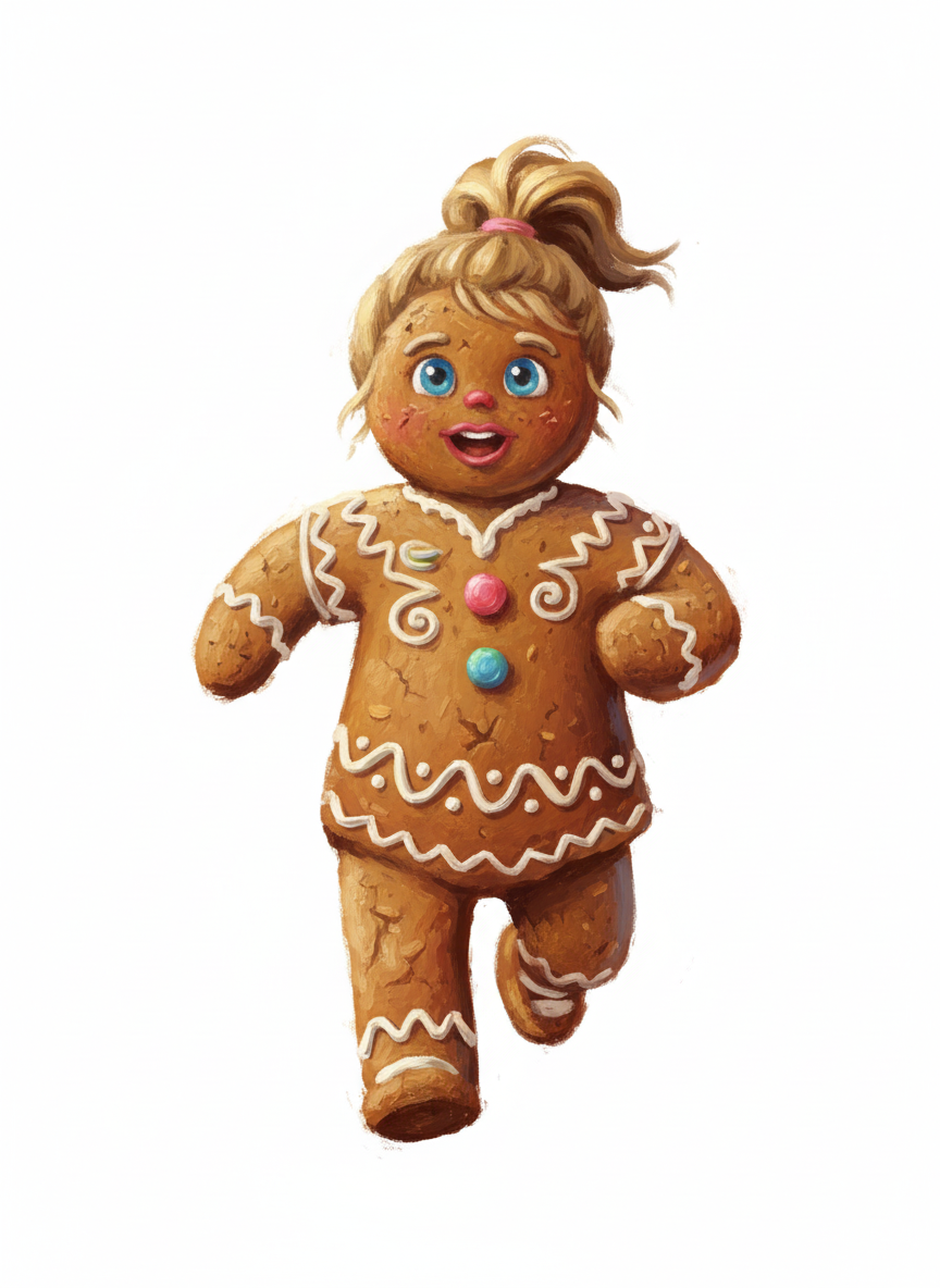 Gingerbread Ashley - Impressionist Painting