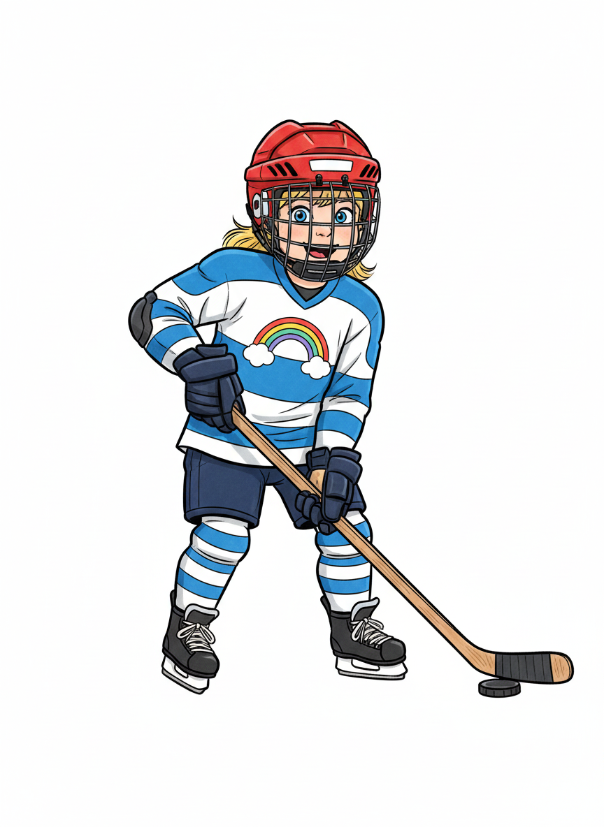 Ashley the Puck Star - Classic Coloring Book