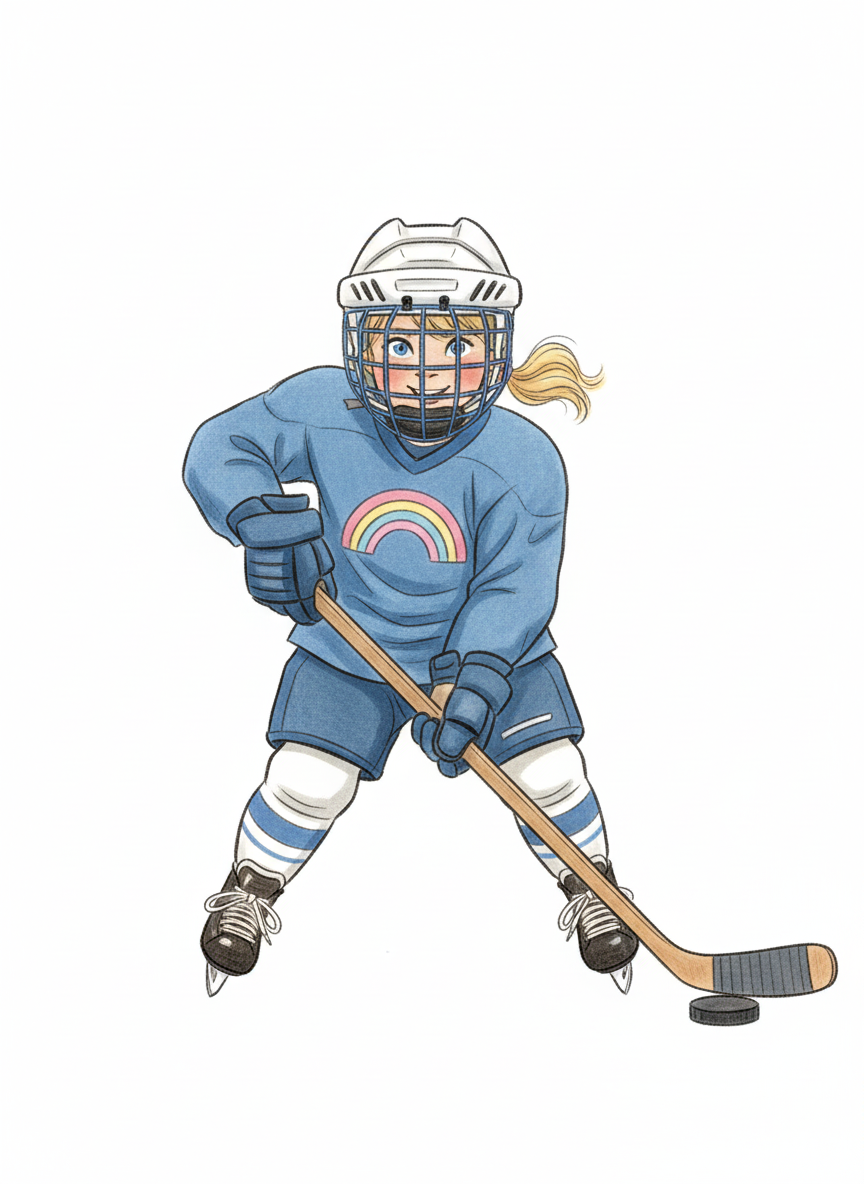 Ashley the Puck Star - Gentle Pencil
