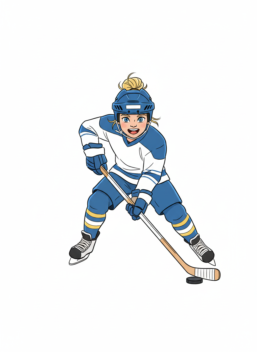 Ashley the Puck Star - Minimalist