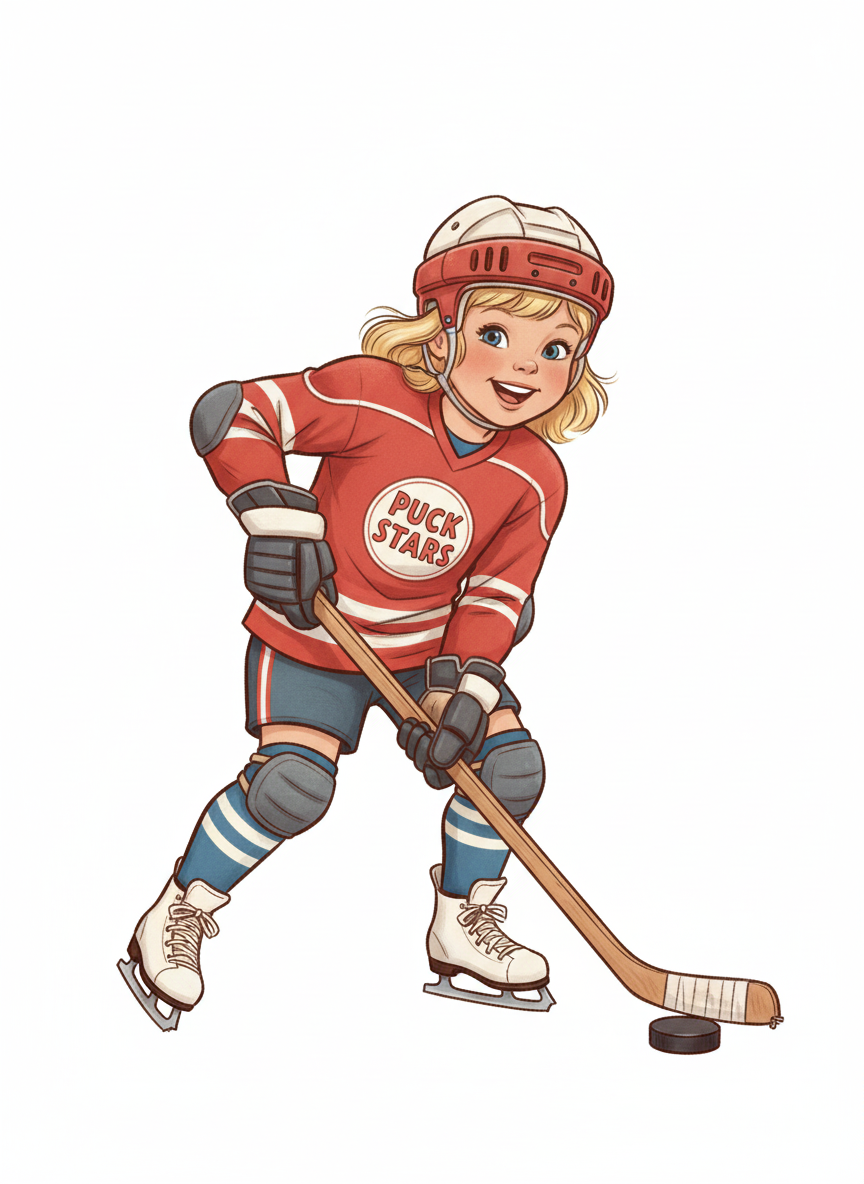 Ashley the Puck Star - Vintage Storybook