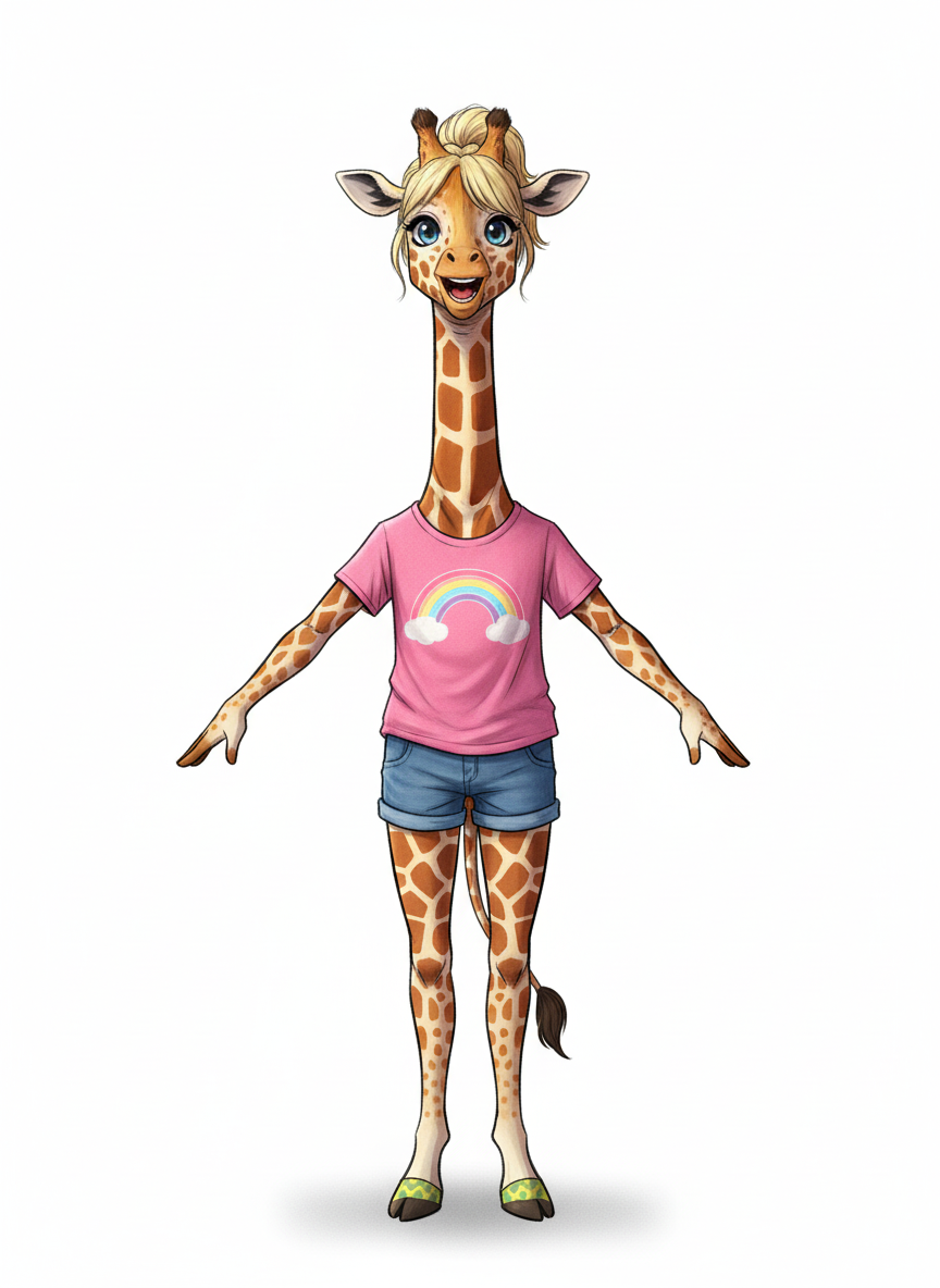 Giraffley Ash - Webtoon Anime