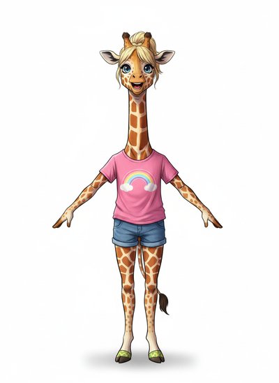 Ashley's Giraffe Adventure 🦒 - Webtoon Anime