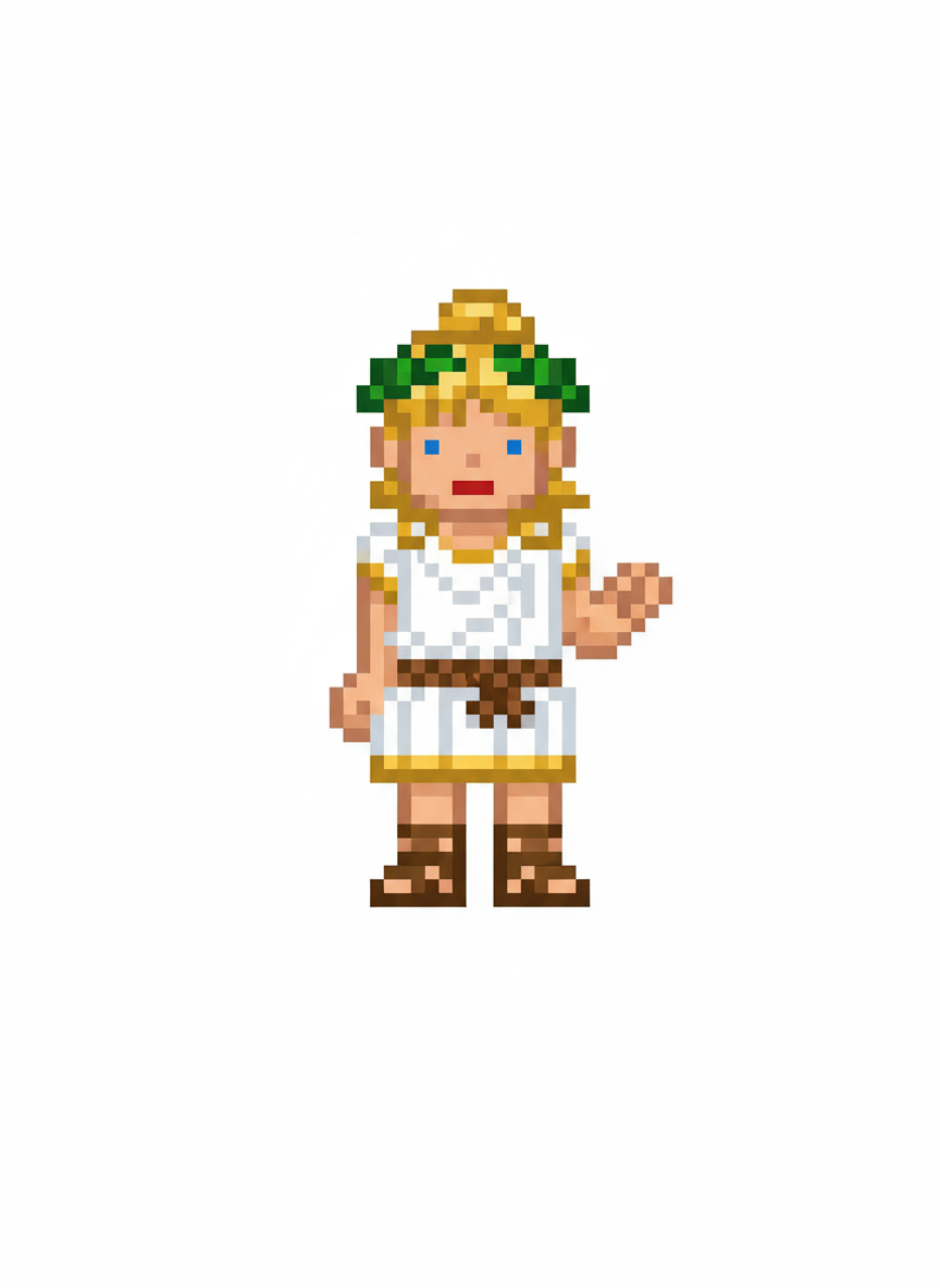 Ashley the Bold Olympian - Pixel Art