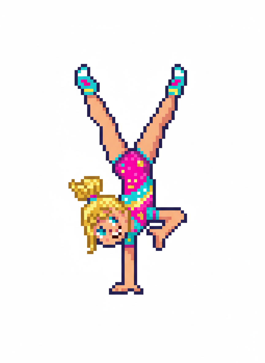 Ashley the Acrobatic - Pixel Art
