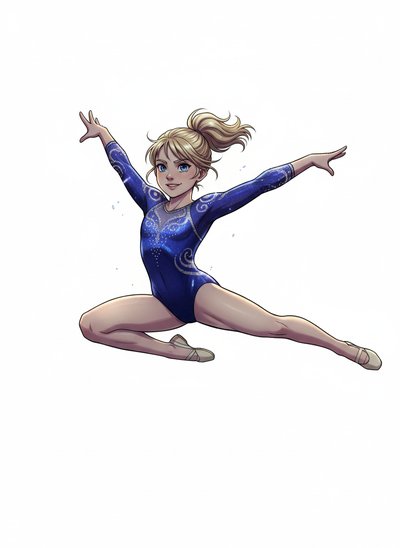 Ashley's Gymnast Giggles 🤸‍♀️ - Webtoon Anime