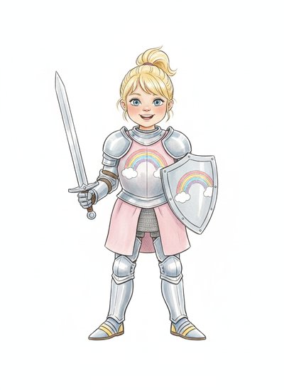 Ashley's Knightly Adventure 🌟 - Gentle Pencil