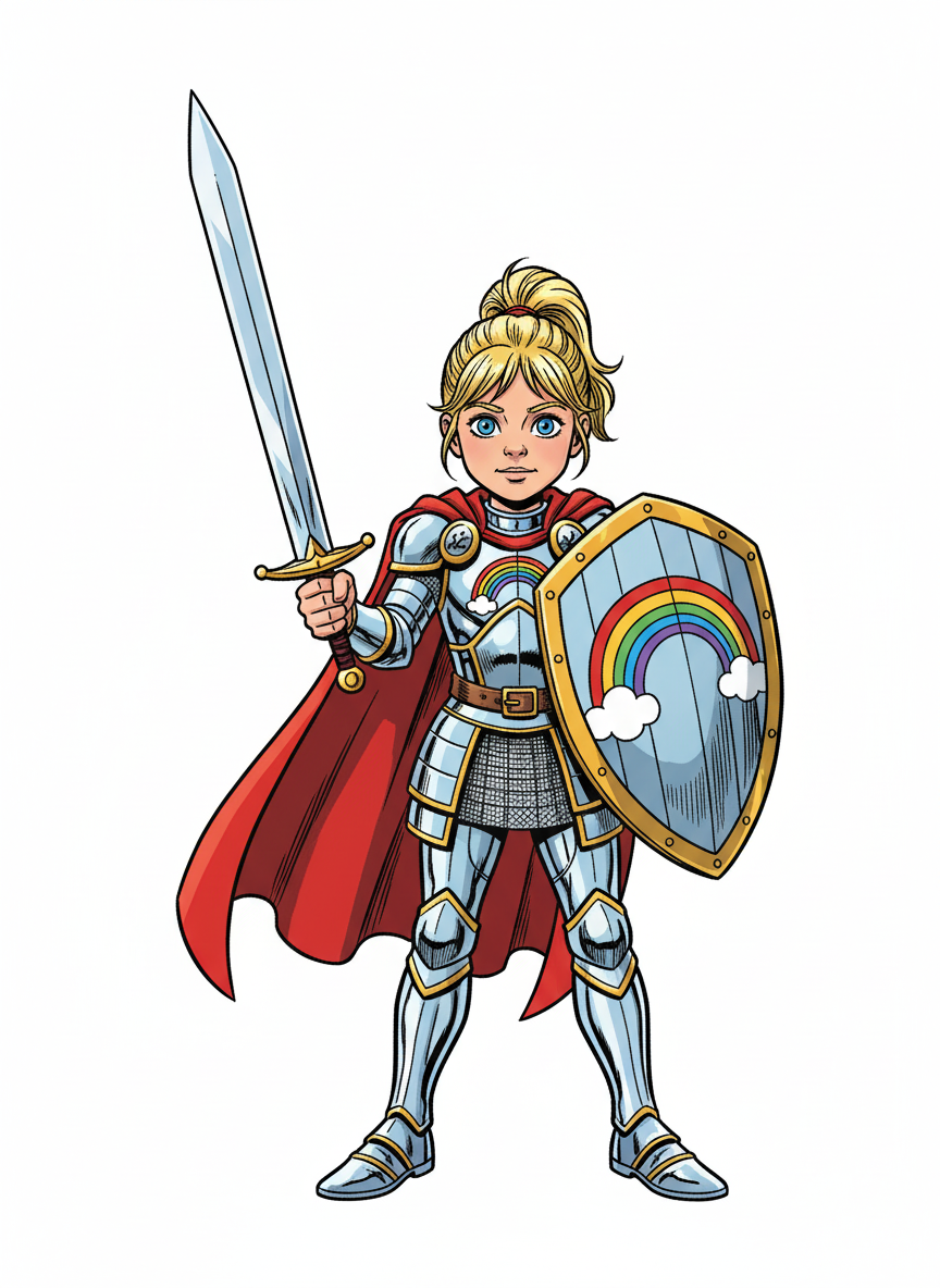 Sir Ashley the Brave - Comic Book