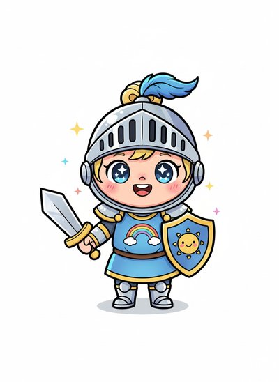 Ashley's Knightly Adventure 🌟 - Kawaii Cute