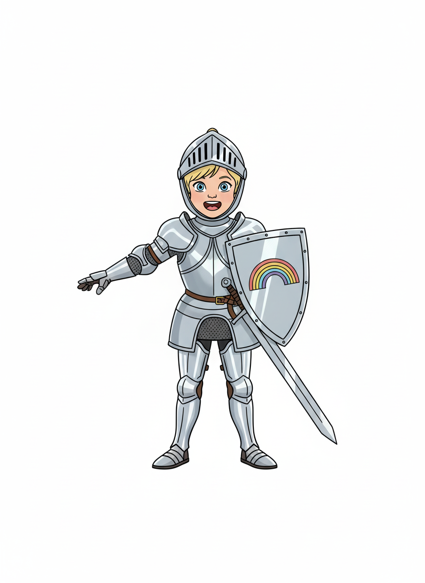 Sir Ashley the Brave - Minimalist