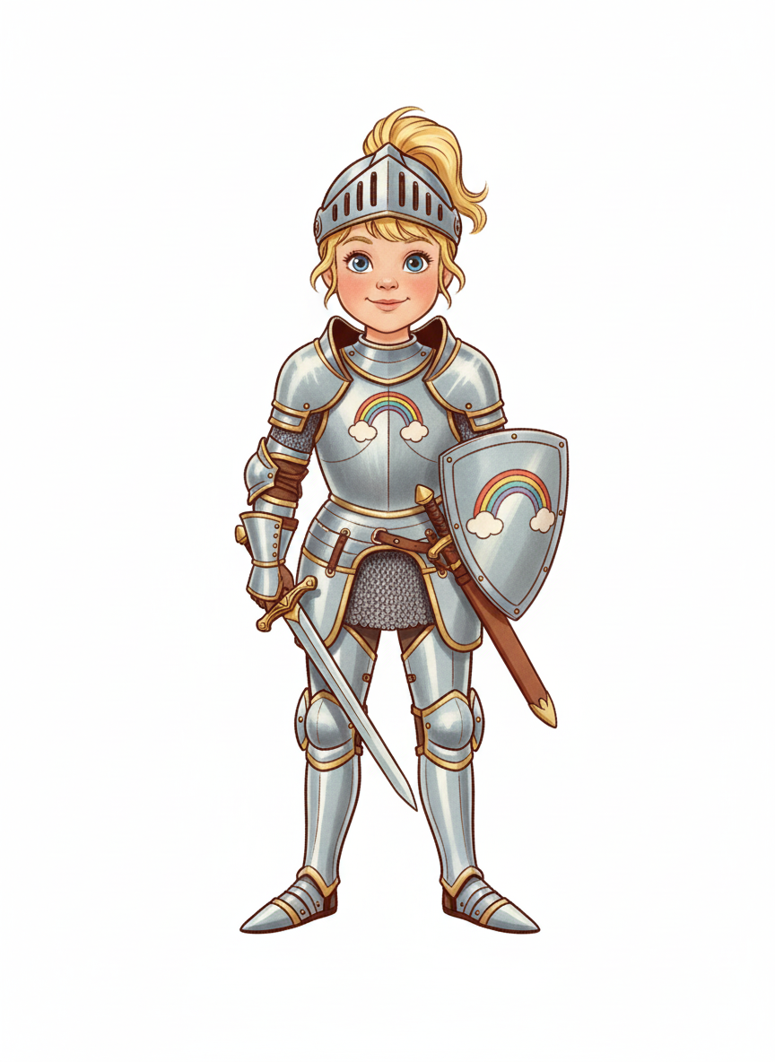 Sir Ashley the Brave - Vintage Storybook