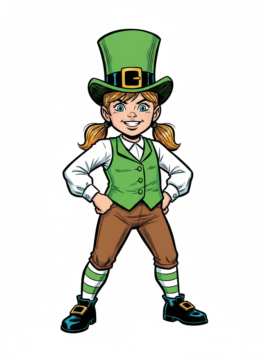 Lucky Ashley Leprechaun - Comic Book