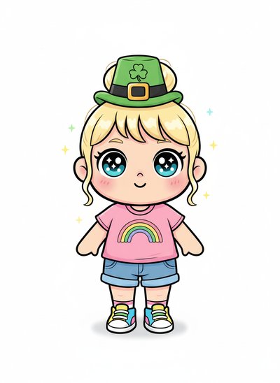 Ashley's Leprechaun Adventure 🌈 - Kawaii Cute