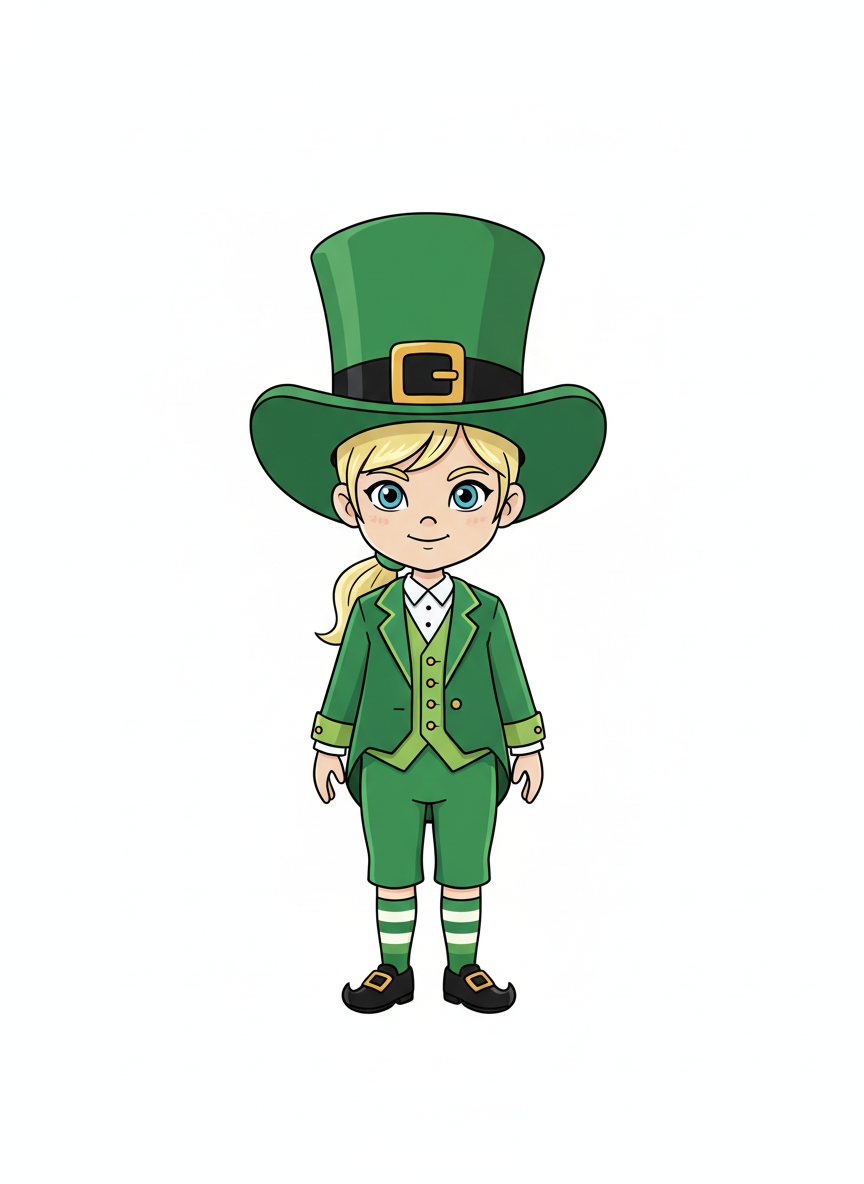 Lucky Ashley Leprechaun - Minimalist