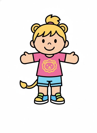 My Little Lion Queen 🦁 - Preschool Simple
