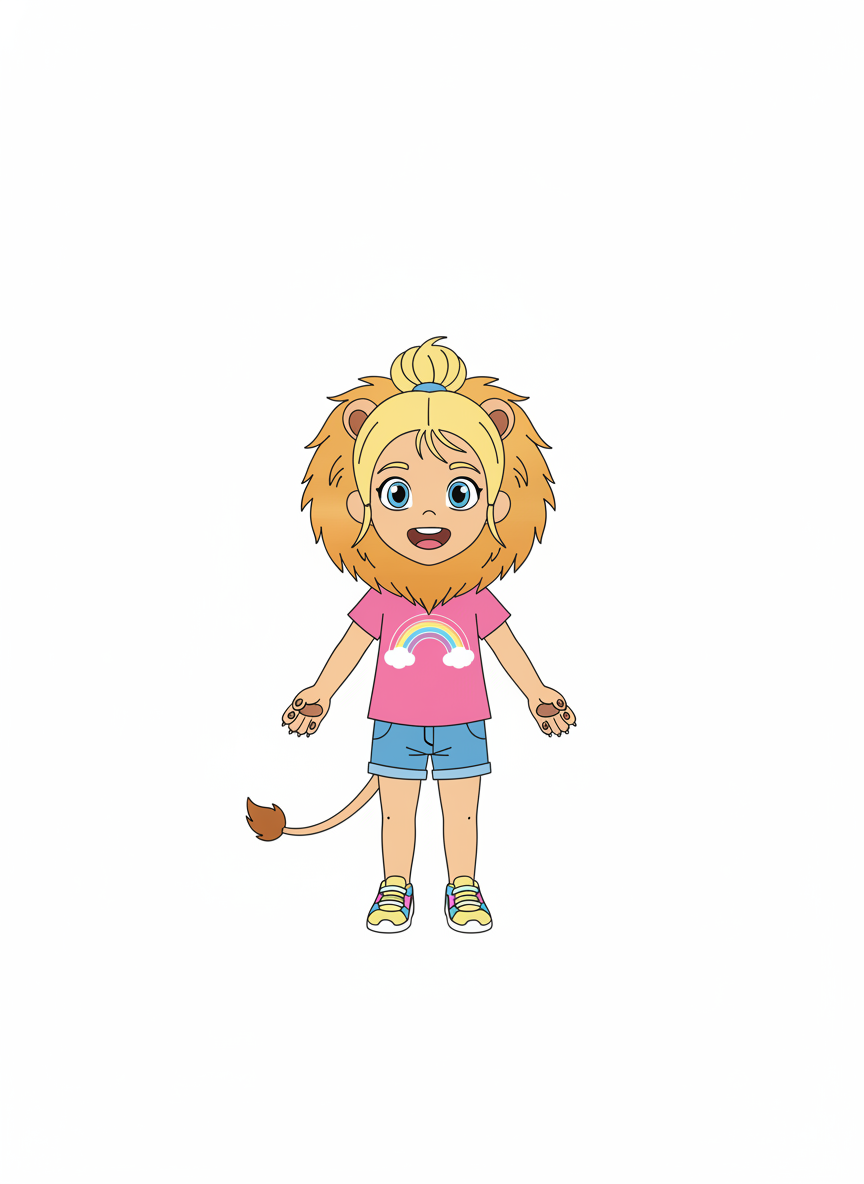 Ashley the Mighty Lion - Minimalist