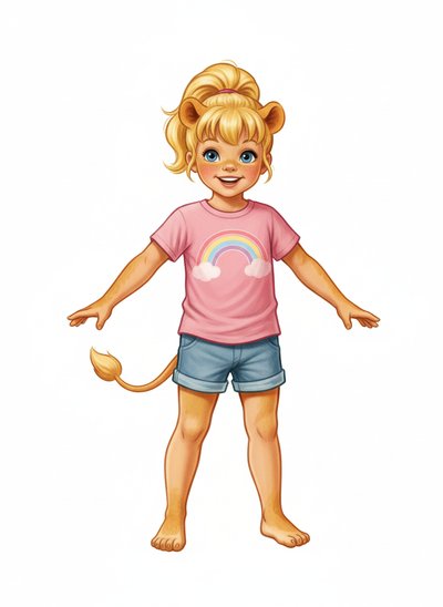 My Little Lion Queen 🦁 - Vintage Storybook