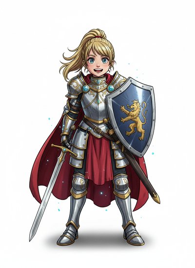 Ashley's Knightly Adventure 🌟 - Webtoon Anime