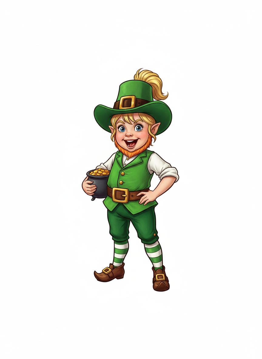 Lucky Ashley Leprechaun - Fairy Tale Classic
