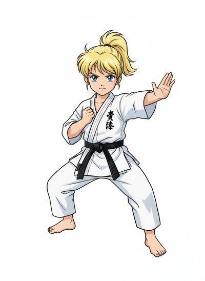 Ashley's Karate Adventure 🥋 - Classic Anime