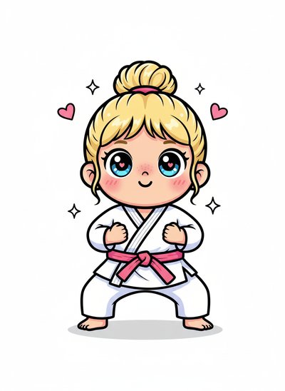 Ashley's Karate Adventure 🥋 - Kawaii Cute