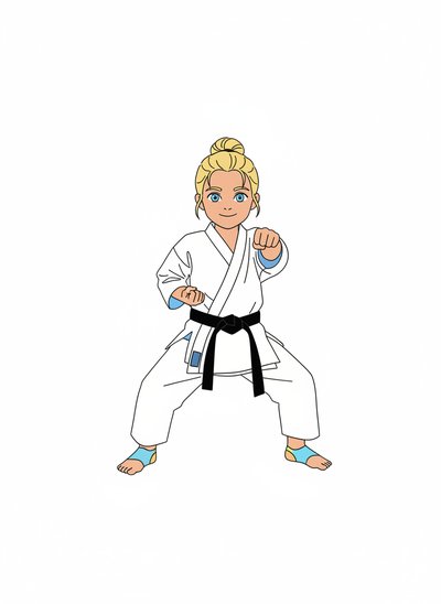 Ashley's Karate Adventure 🥋 - Minimalist