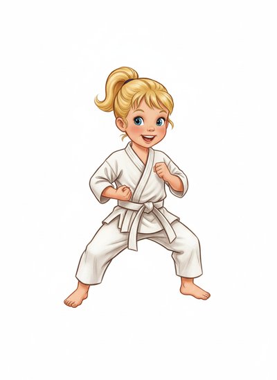 Ashley's Karate Adventure 🥋 - Vintage Storybook