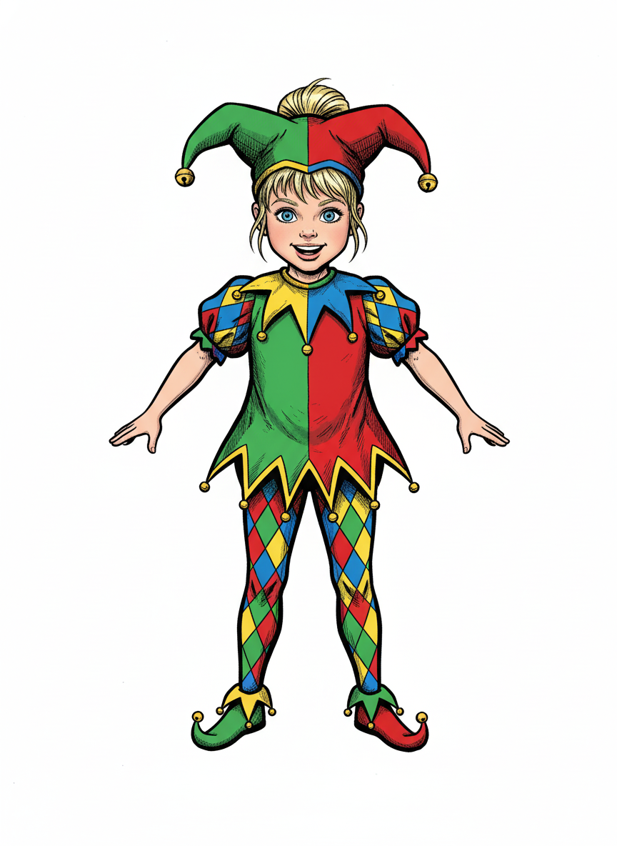 Ashley the Joyful Jester - Comic Book