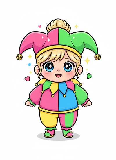 Ashley's Jester Jubilee 🎉 - Kawaii Cute