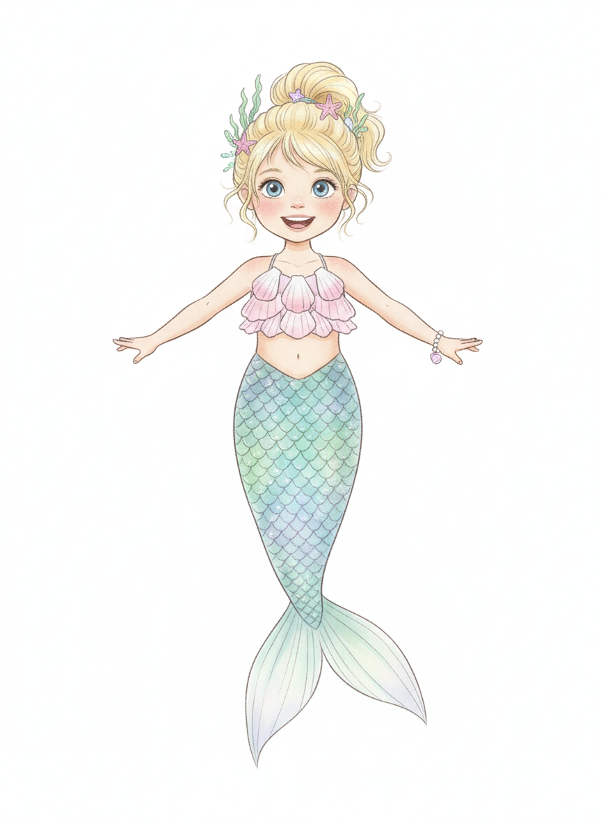 Mermaid Ash - Gentle Pencil