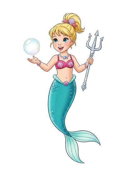 Ashley's Ocean Magic 🌊 - Golden Age Animation