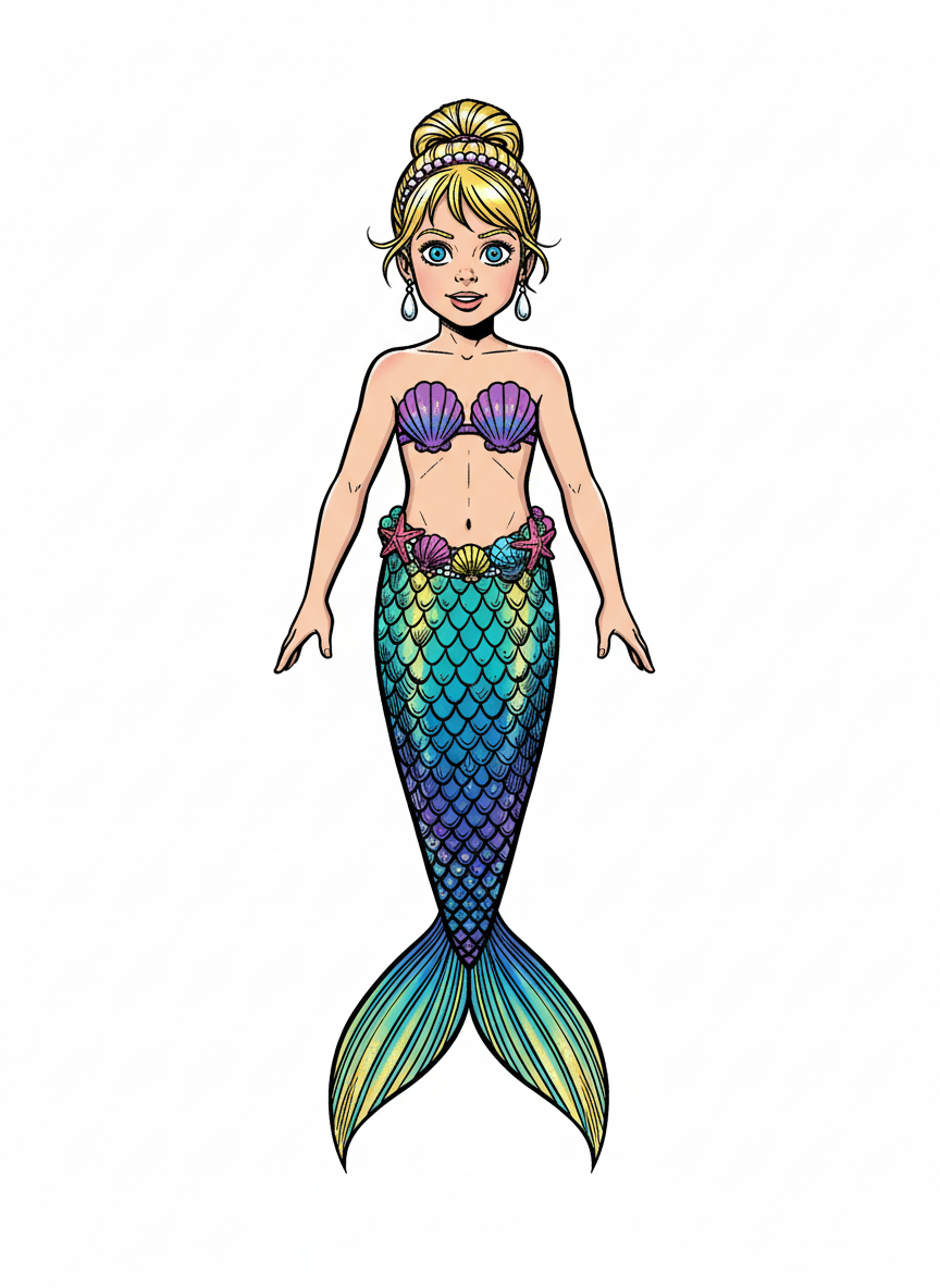 Mermaid Ash - Comic Book