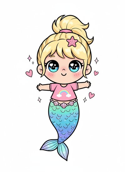 Ashley's Ocean Magic 🌊 - Kawaii Cute