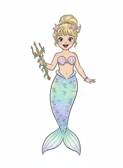 Ashley's Ocean Magic 🌊 - Vintage Storybook