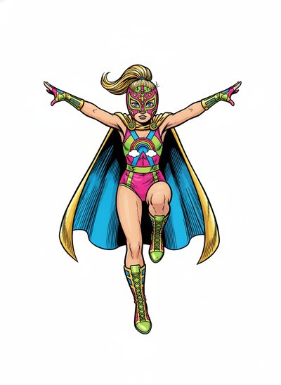 Ashley the Luchadora 🌟 - Comic Book