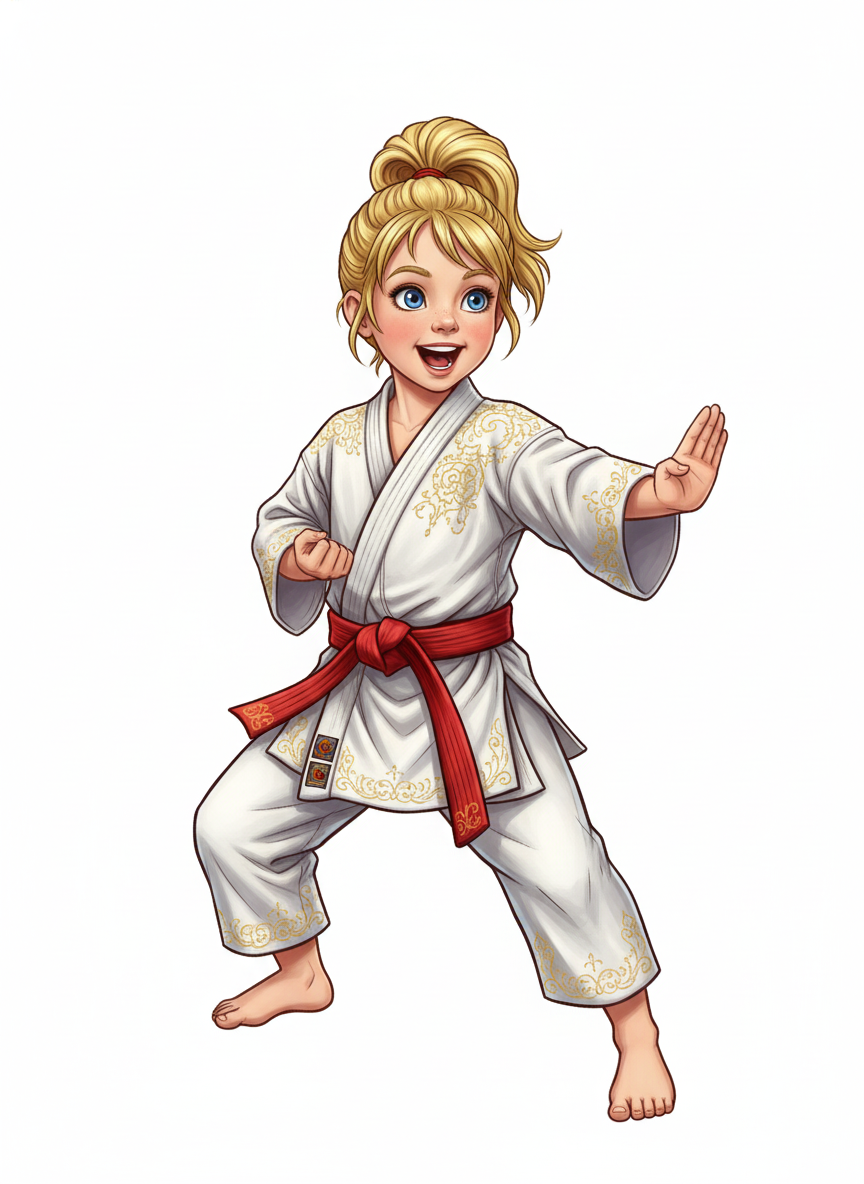 Ashley the Karate Kid - Fairy Tale Classic