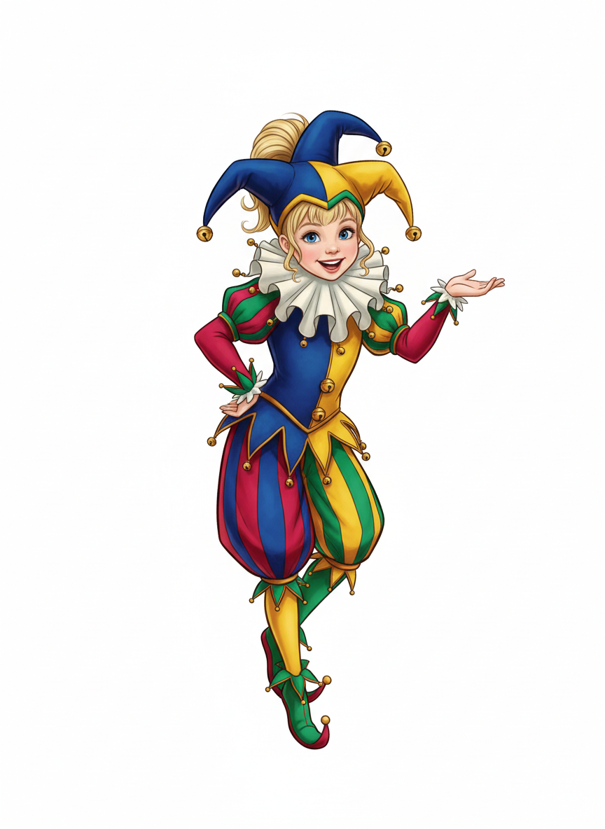 Ashley the Joyful Jester - Fairy Tale Classic