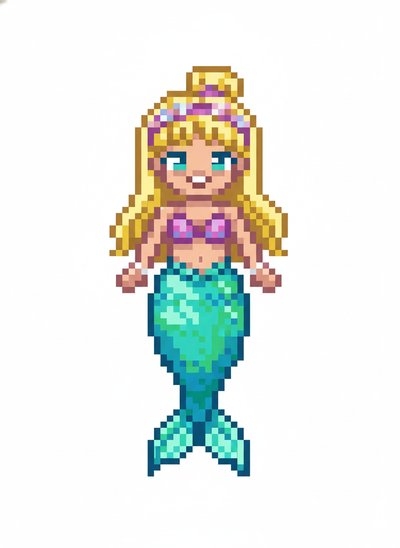 Ashley's Ocean Magic 🌊 - Pixel Art